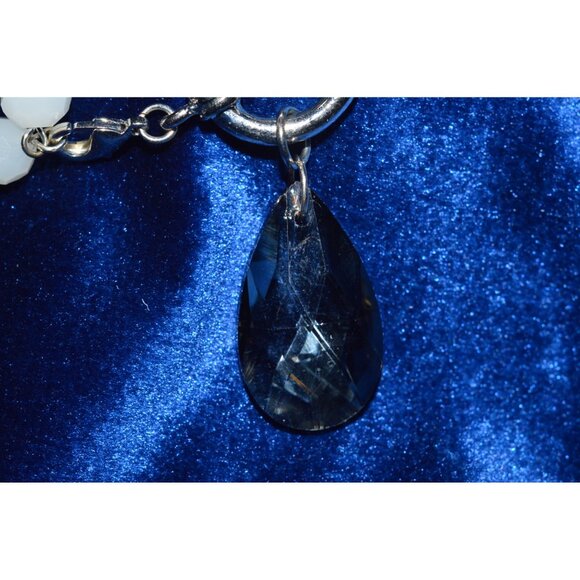 Womens Bohemian Beaded Crystal Multi Strand Toggle Tassel Pendant Necklace - Picture 6 of 12